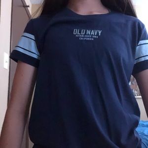 Never worn, old navy, navy blue tee shirt